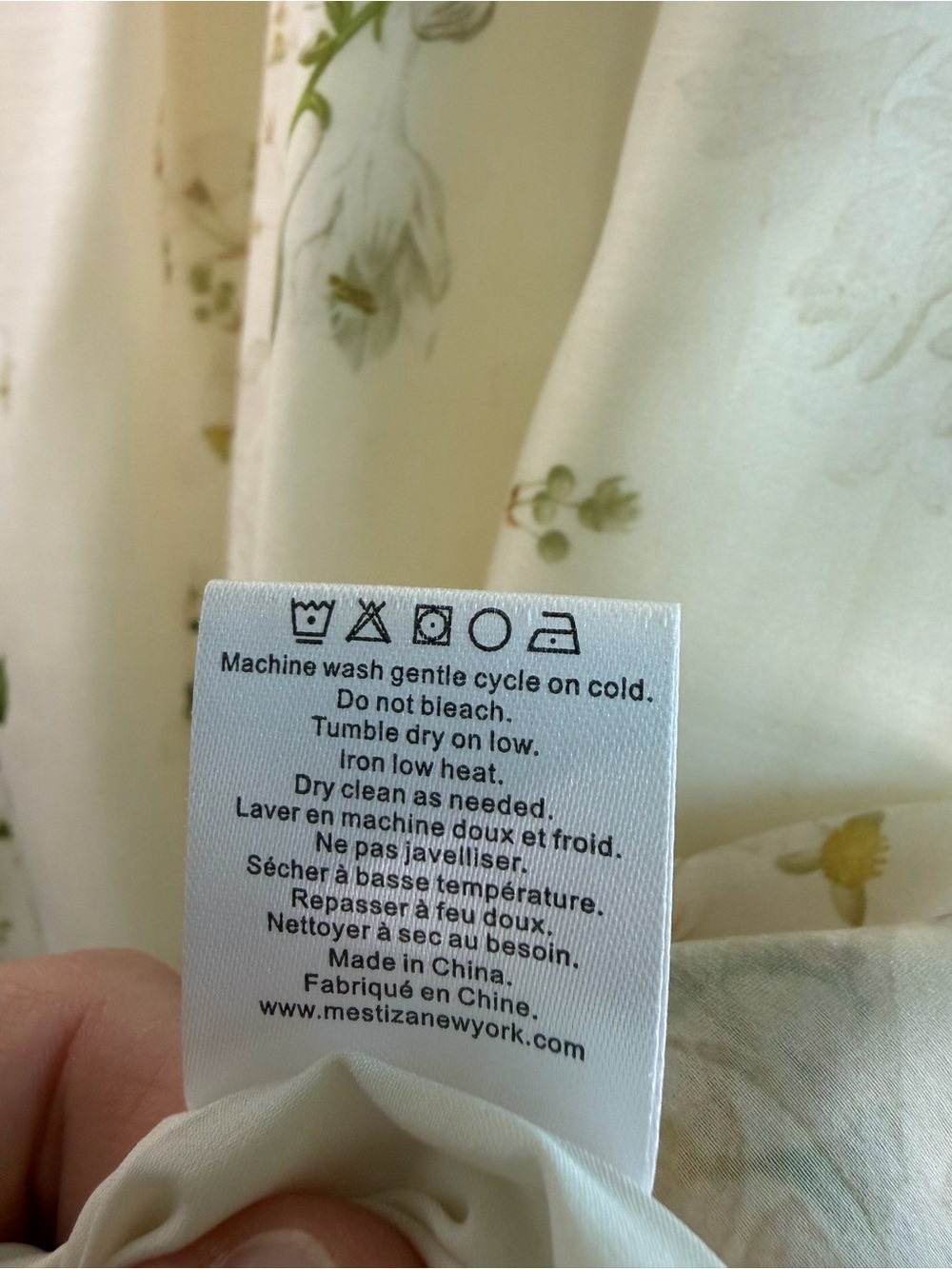 Mestiza New York Delphine ivory floral midi dress - Picture 9 of 11